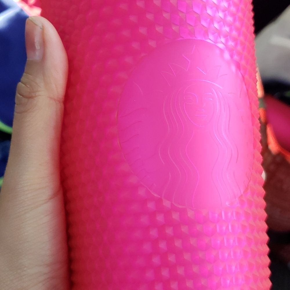 Starbucks 2021 Cold Cup venti pink jelly collectible - Picture 3 of 6